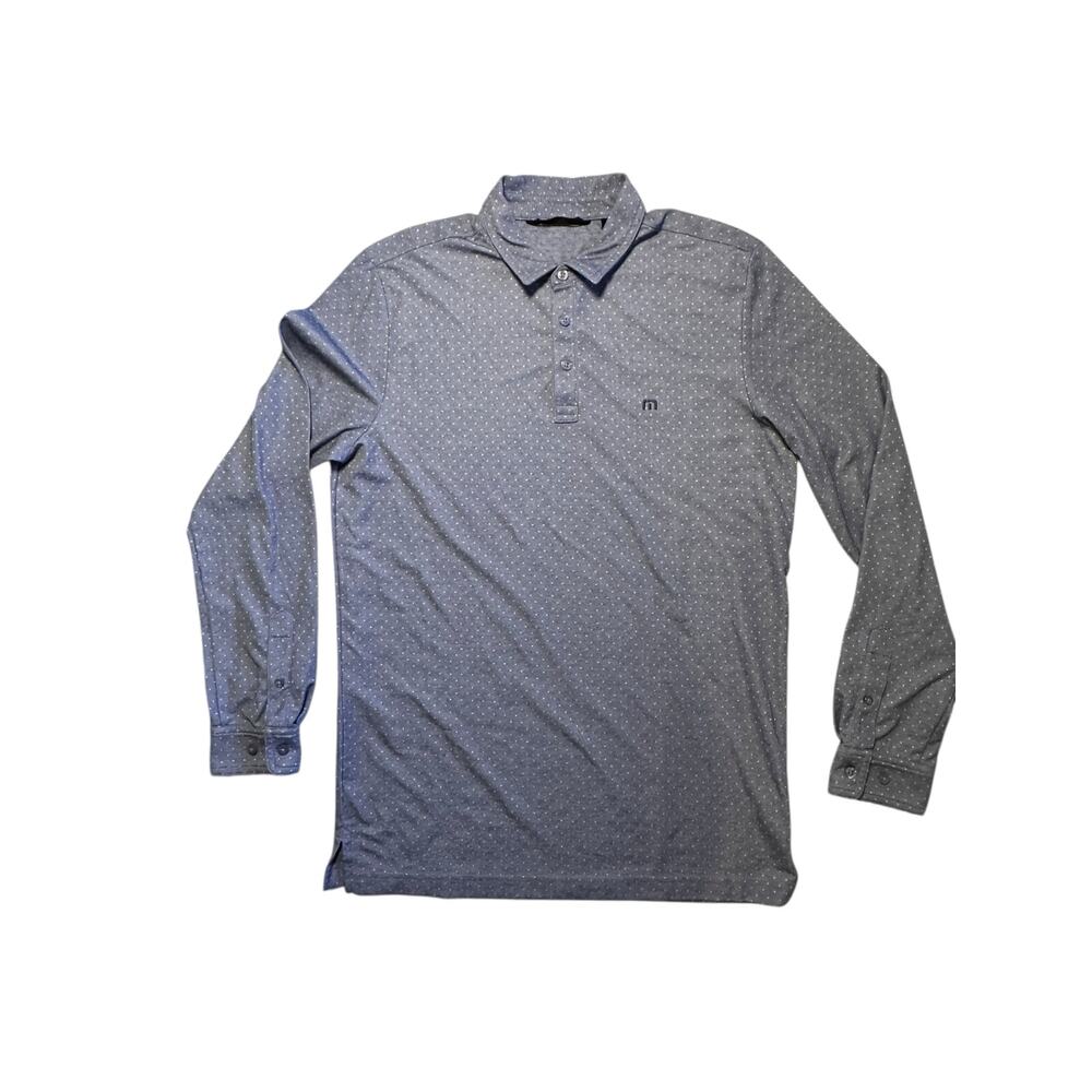 *SOLD* TravisMathew Men’s Long Sleeve Polo Shirt Blue Size M NWOT Golf Country